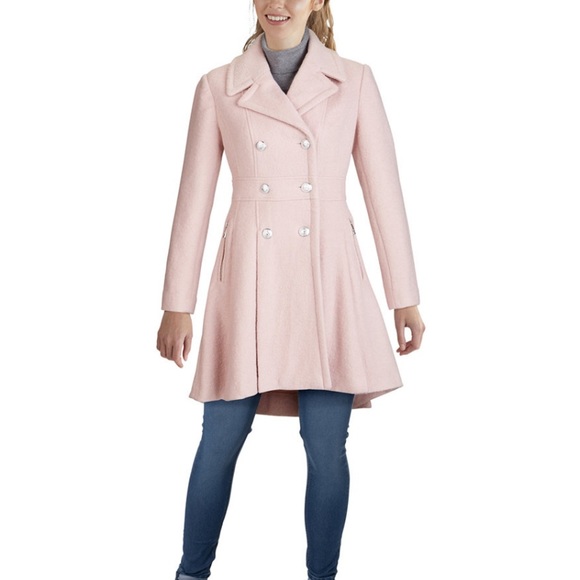 guess skirted coat